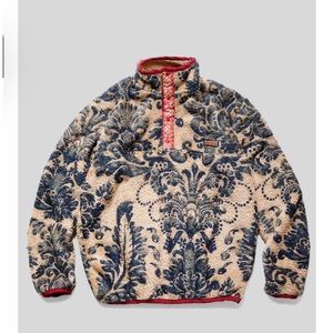 Kapital damask fleece pullover made in Japan.